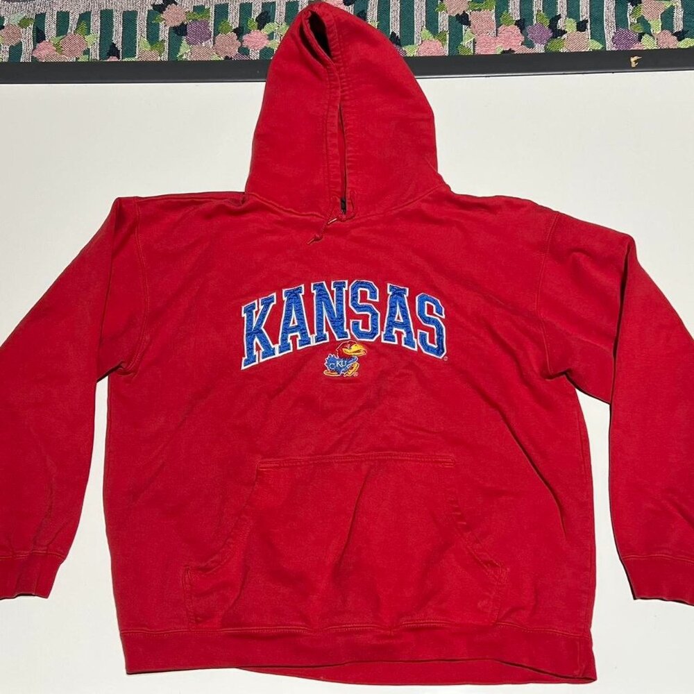 Kansas University Red Hoodie